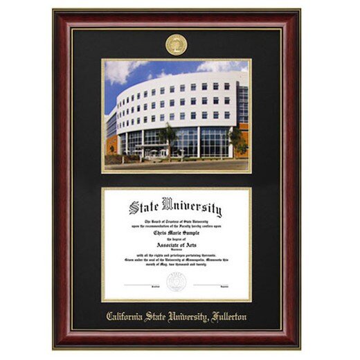 Classic Diploma Frame - Double - Campus Image